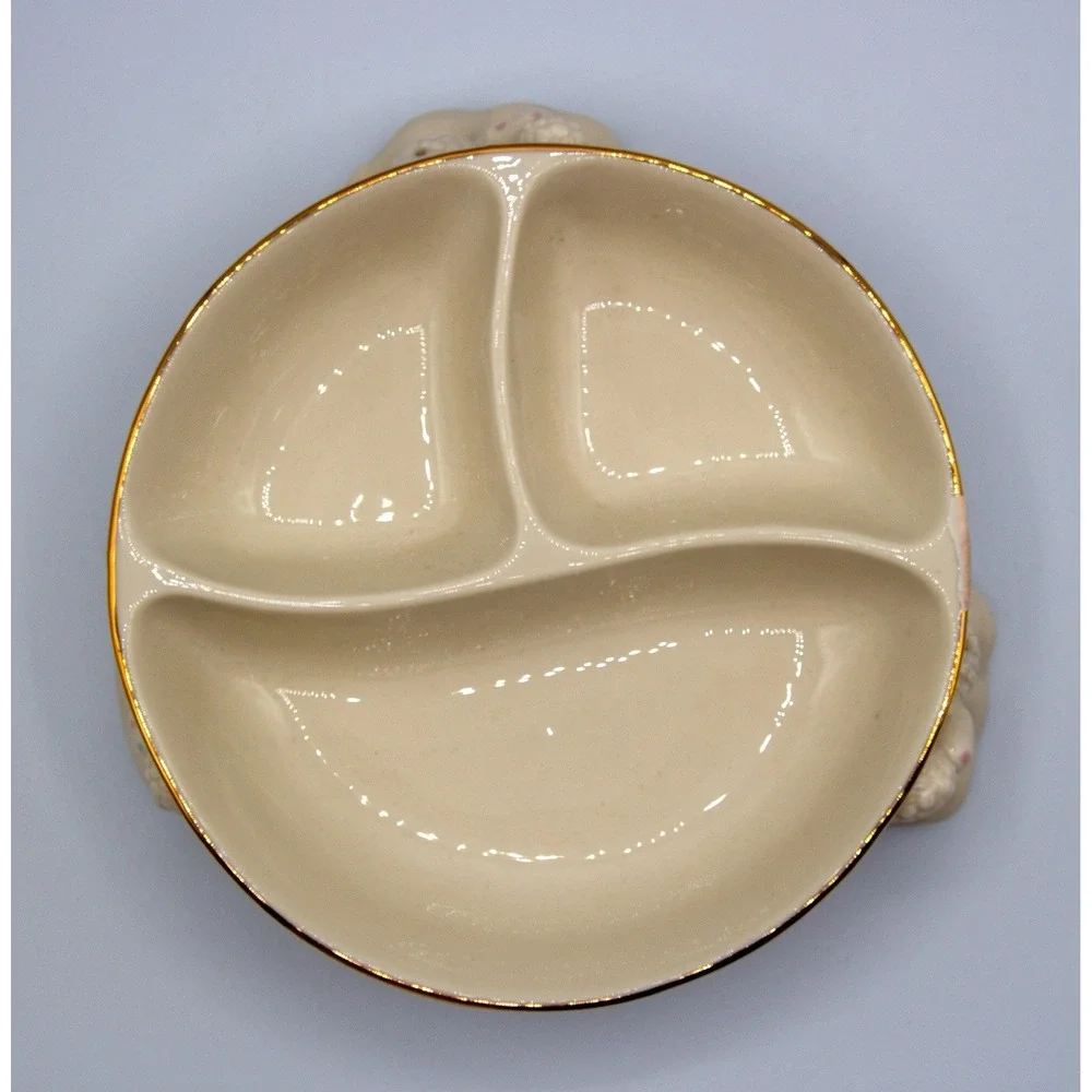 Lenox Lazy Lambs Porcelain 4-Piece Bundle Keepsake Box Night Light Plaque‎ Bowl